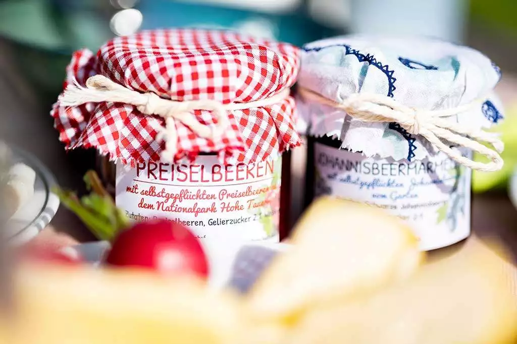 selbstgemachte Marmelade vom Redlerhof